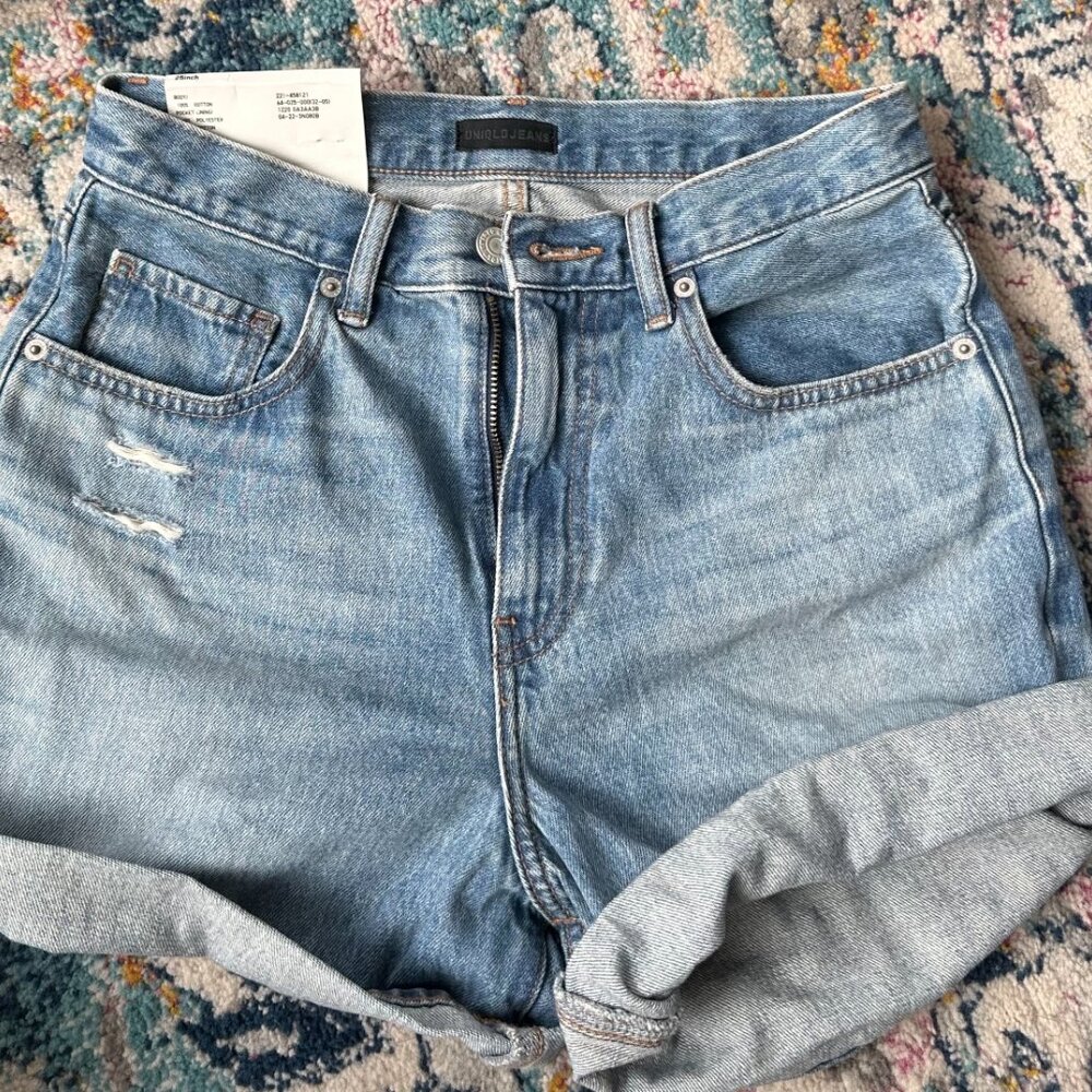 [NWT] Uniqlo High Rise Jean Shorts